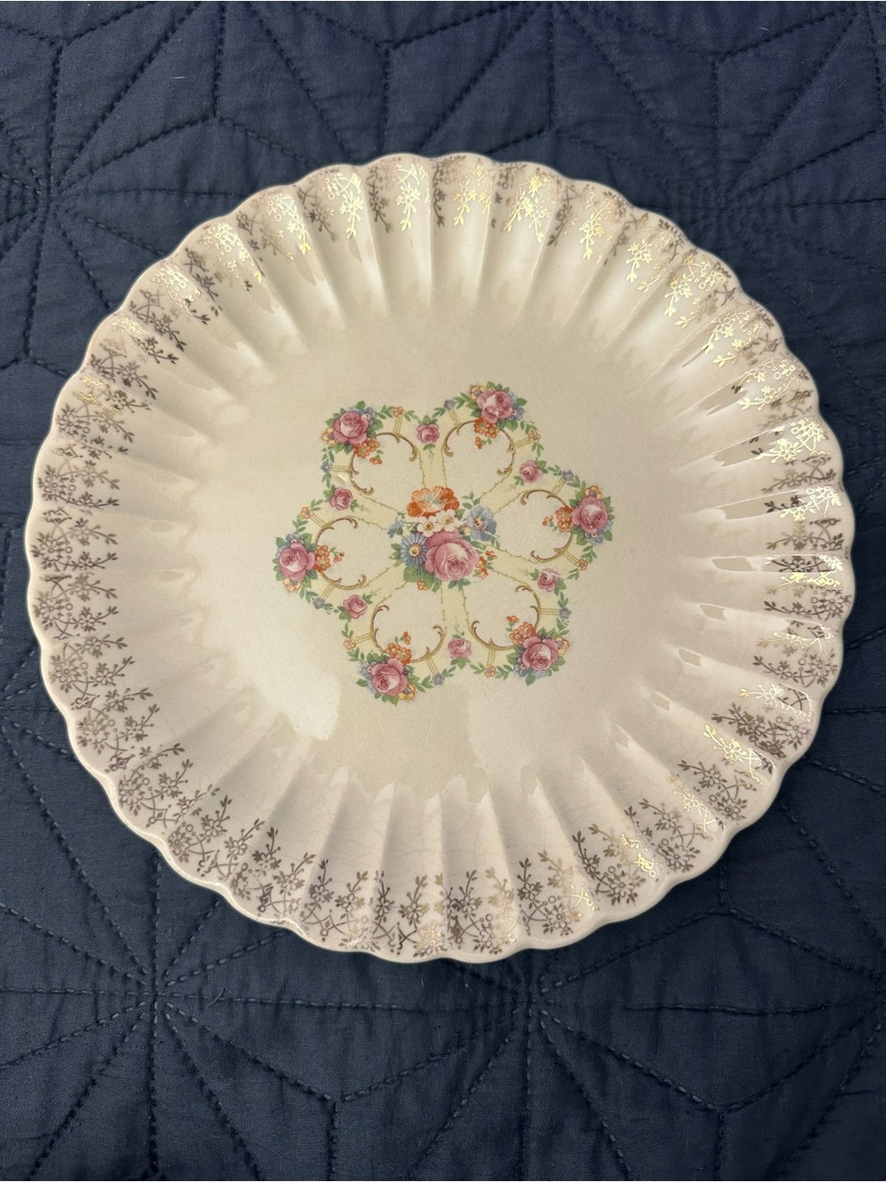 Vintage Franklinware Warranted 22K Gold Plate 57X-264